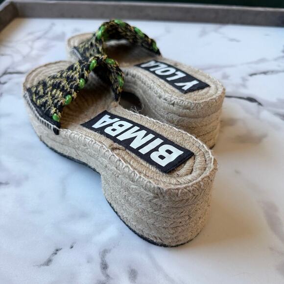 NEW Bimba y Lola Macrame Espadrille Mule Sandals Size EU 41 - Picture 7 of 9